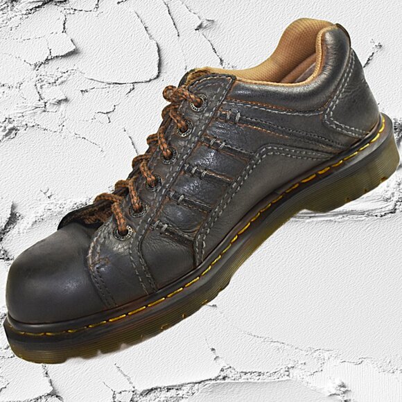 Dr. Martens Keith Brown Subtle Wear Distressed Finish Low Quarter Lace-Ups, 10 - Picture 9 of 14